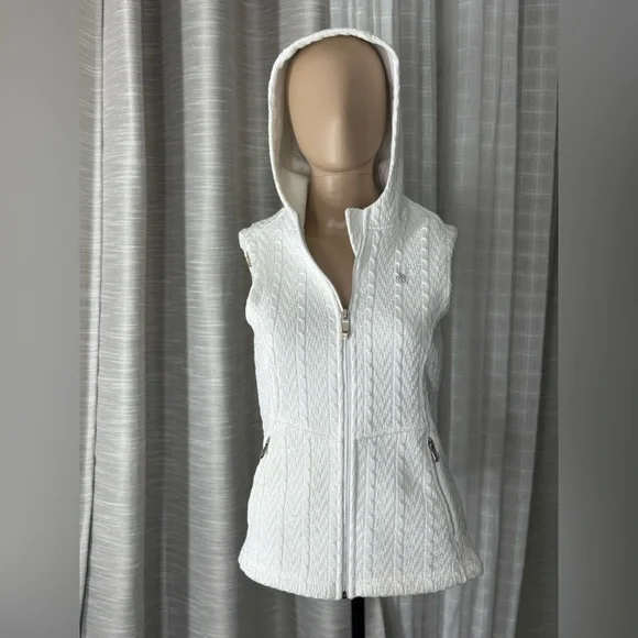 Spyder Core Knit Quilted Hooded Sweater Vest - Picture 3 of 14